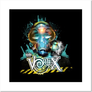 Vortex July Gas Mask Design Posters and Art